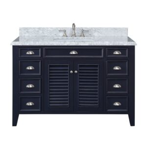 Chans Furniture GD-3028NB50 50 Inches Shutter Blinds Kalani Single Sink Single Sink Bathroom Vanity