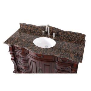 Chans Furniture GD-4437SB-50 Hopkinton 50 Inch Bathroom Sink Vanity - Light Cherry