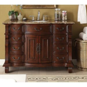 Chans Furniture GD-4437SB-50 Hopkinton 50 Inch Bathroom Sink Vanity - Light Cherry