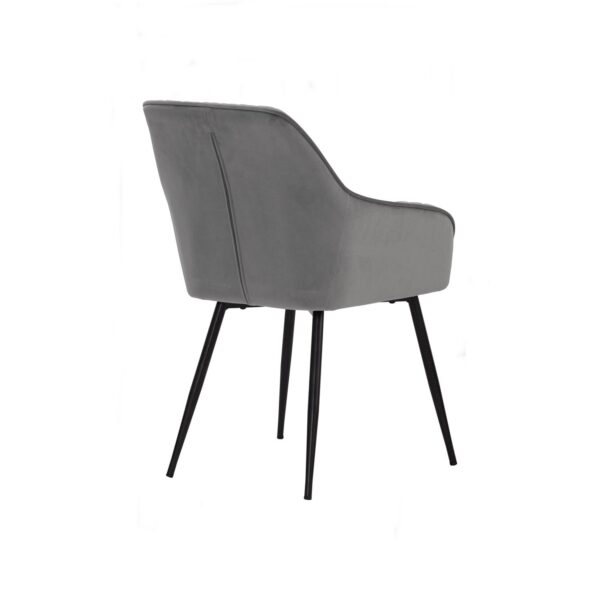 GFURN Hakon Dining Chair - Grey Velvet