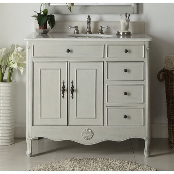 Chans Furniture HF-837 Daleville 38 Inch Bathroom Sink Vanity