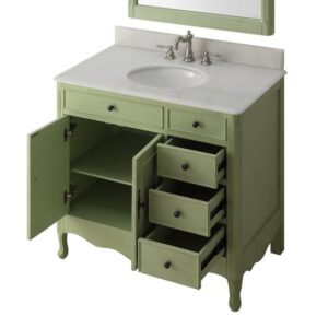 Chans Furniture HF-837 Daleville 38 Inch Bathroom Sink Vanity