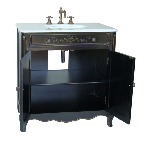 Chans Furniture HF2326 32 Inch Decoroso Bathroom Sink Vanity