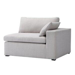 GFURN Ines Sofa - 1-Seater Single Module with Left Arm - Opal Fabric