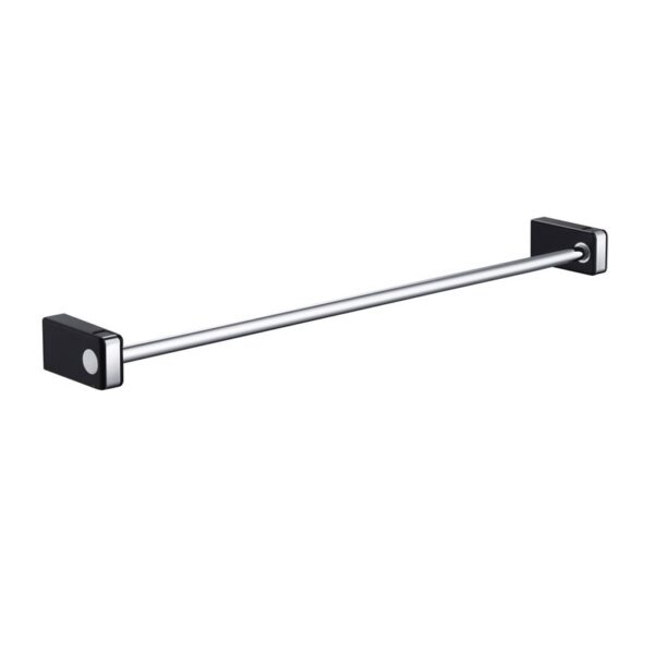 KIBI USA KBA1003 Artis 23 5/8 Inch Wall Mounted Towel Bar with Hook