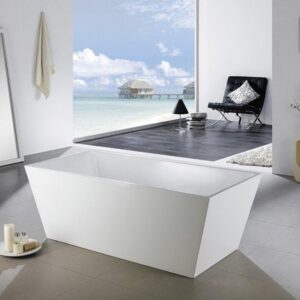 Kubebath KFST5059 Kube Squadra 59 Inch Free Standing Bathtub