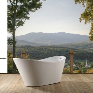 Kubebath KFST9871 Lavello 71 Inch Free-Standing Bathtub