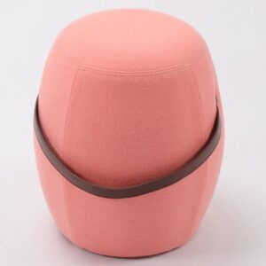 GFURN Kiley Handmade Pouf/Stool - Pink