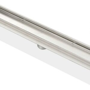 Kubebath KLD48TILE Kube 47-1/4 Inch Linear Drain with Tile Grate