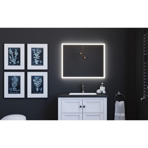 Castello USA Lisa3036 Lisa 30 x 36 Inch LED Bathroom Mirror with Sensor Button