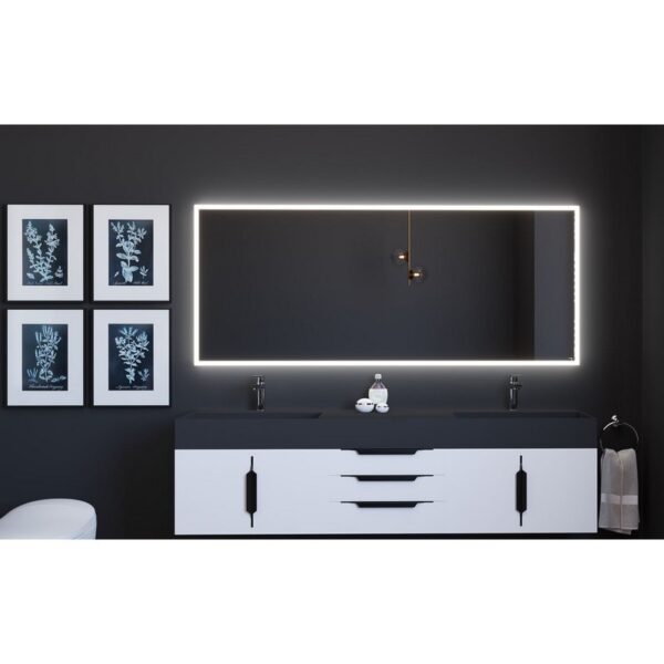 Castello USA LISA3072 Lisa 72 x 30 Inch LED Bathroom Mirror with Sensor Button