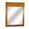 Chans Furniture MR-35535 Akira 38 Inch Rectangular Framed Wall Mount Bathroom Vanity Mirror in Wood Grain