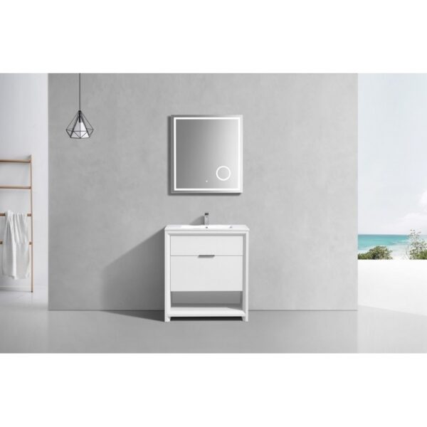 Kubebath NUDO32 Nudo 32 Inch Single Sink Modern Bathroom Vanity