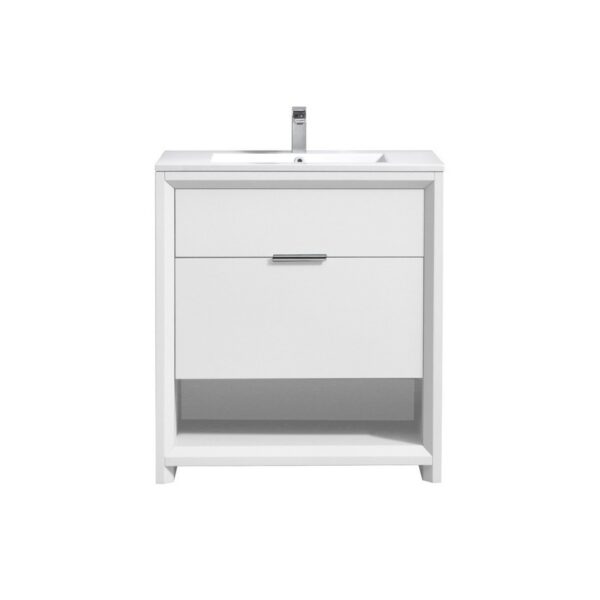 Kubebath NUDO32 Nudo 32 Inch Single Sink Modern Bathroom Vanity