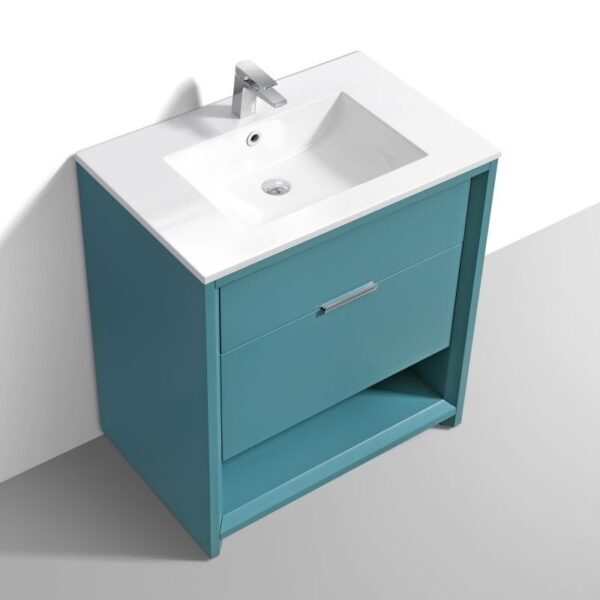 Kubebath NUDO32 Nudo 32 Inch Single Sink Modern Bathroom Vanity