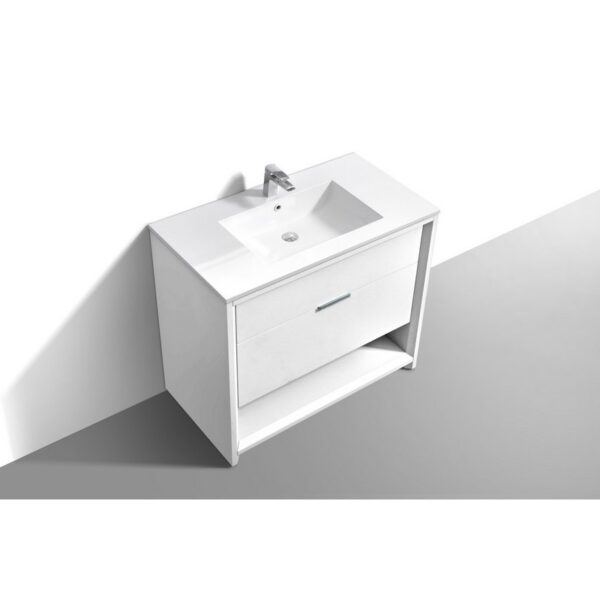 Kubebath NUDO36 Nudo 36 Inch Single Sink Modern Bathroom Vanity