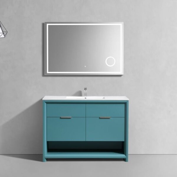 Kubebath NUDO48S Nudo 48 Inch Single Sink Modern Bathroom Vanity