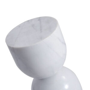 GFURN Oceane Side Table - White Marble