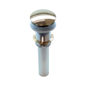 Kubebath P101 9 Inch Solid Brass Construction Pop-Up Drain with Overflow