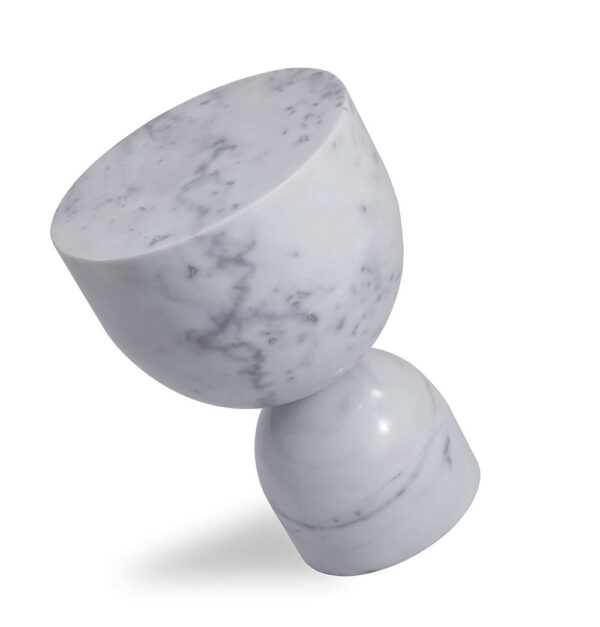 GFURN Penelope Side Table - White Marble