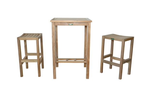 Anderson Bahama Avalon 3-Pieces Square Bar Set