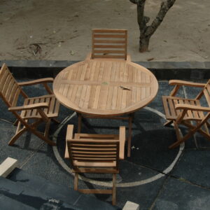 Anderson Andrew Bahama 5-Pieces Folding Dining Set