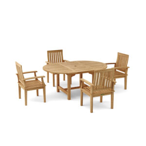 Anderson Bahama Brianna 5-Pieces Extension Dining Set