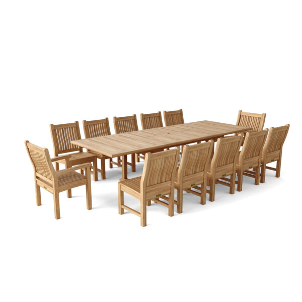 Anderson Valencia Sahara 13-Pieces Rectangular Dining Set