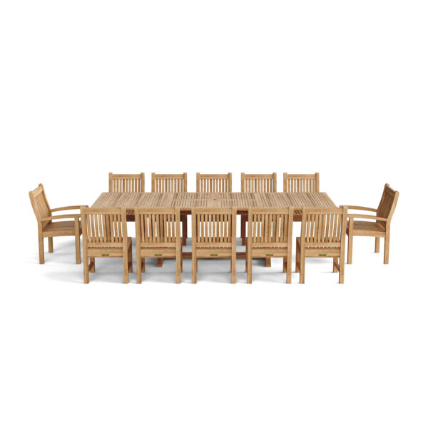 Anderson Valencia Sahara 13-Pieces Rectangular Dining Set