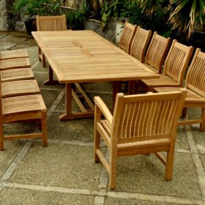 Anderson Valencia Sahara 13-Pieces Rectangular Dining Set