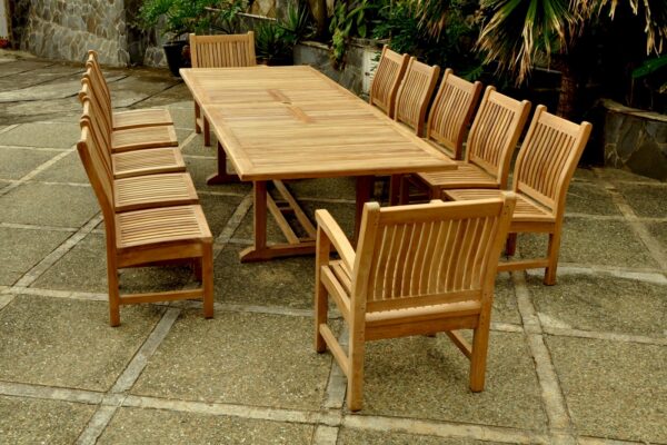 Anderson Valencia Sahara 13-Pieces Rectangular Dining Set