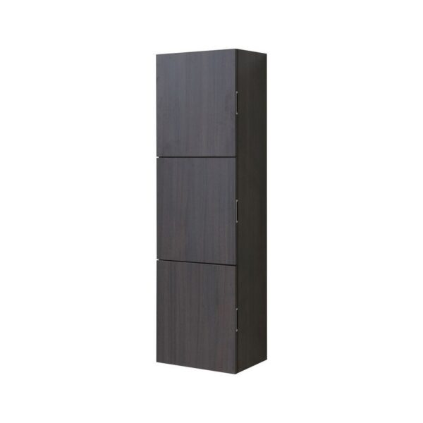 Kubebath BSL72D-GO Bliss 72 Inch Double Sink Gray Oak Wall Mount Modern Bathroom Vanity