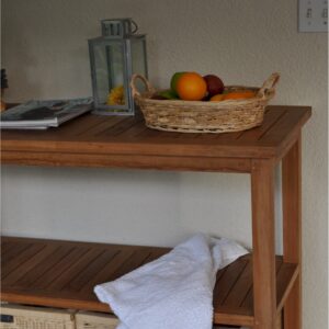 Anderson Towel Console w/ 2 Shelves Table