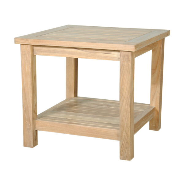 Anderson 22" Square 2-Tier Side Table