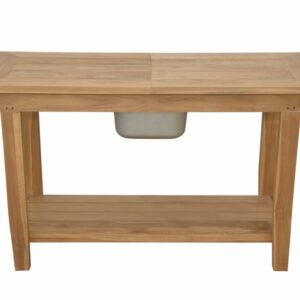 Anderson Nautilus Console Table w/ SS Container