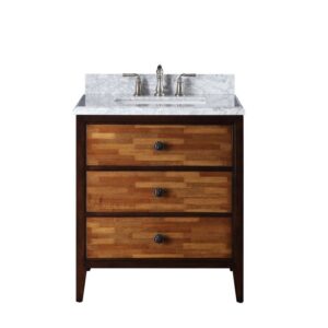 Chans Furniture TB-9440 31 Inch Tenant Brand Urban Modern Eclectic Bezo Sink Bathroom Vanity