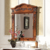 Chans Furniture MR-021TK-2836 Benson 28 Inch Brown Wall Mirror