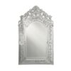 Chans Furniture YM-701-2541 Lanzara 25 Inch Arched Framed Venetian Style Wall Mount Bathroom Vanity Mirror