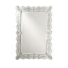 Chans Furniture YM-704-2536 Venosa 25 Inch Rectangular Framed Venetian Style Wall Mount Bathroom Vanity Mirror