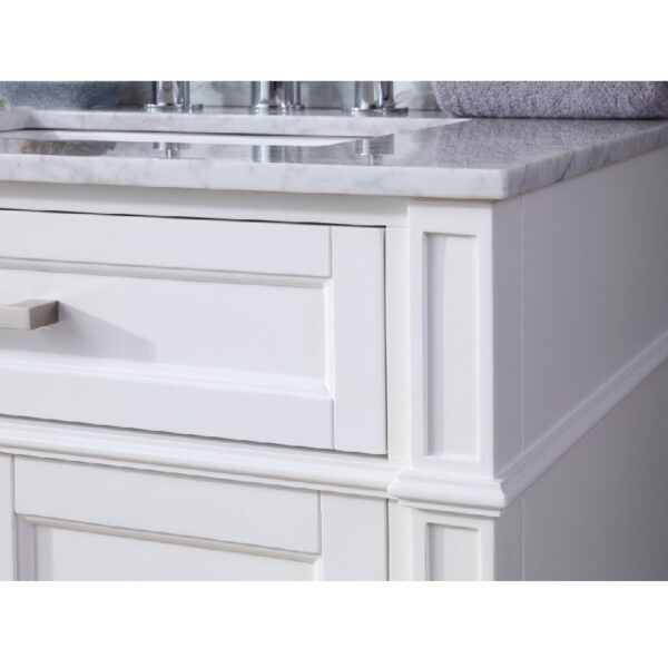 Chans Furniture ZK-1808-V30W 30 Inch Tennant Brand Durand Bathroom Vanity in White