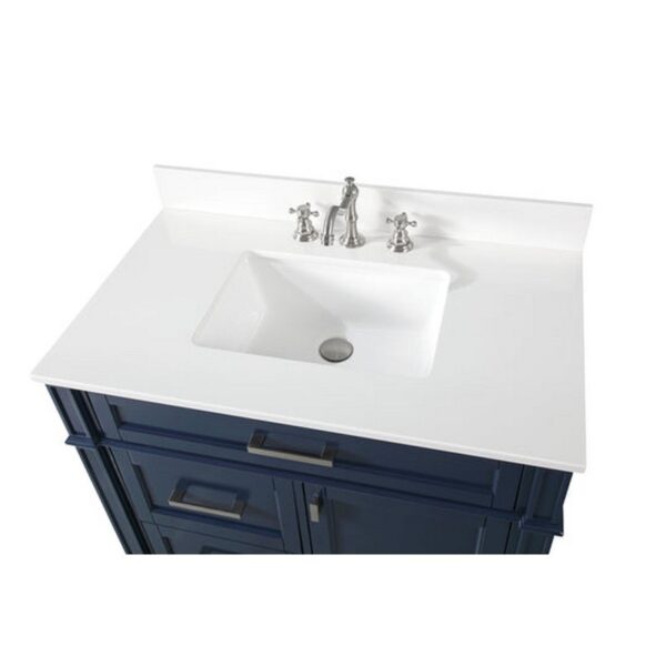 Chans Furniture ZK-1808-V36 Durand 36 Inch Bathroom Sink Vanity