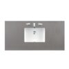 James Martin 050-S48-GEX-SNK 48 Inch Single Grey Expo Quartz Top with Sink, 3 cm