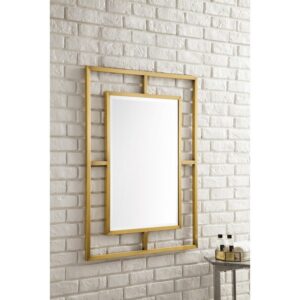 James Martin 105-M30-RGD Boston 30 Inch Rectangular Mirror in Radiant Gold