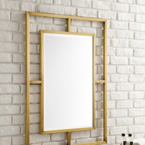 James Martin 105-M30-RGD Boston 30 Inch Rectangular Mirror in Radiant Gold