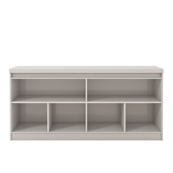 Manhattan Comfort Viennese 62.99 in. 6-Shelf Buffet Cabinet in Off White