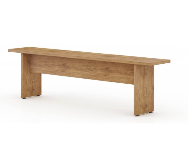 Manhattan Comfort NoMad 67.91 Rustic Country Dining Bench in Nature