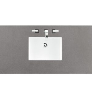 James Martin 147-114-5381-3GEX Brookfield 60 Inch Warm Cherry Single Vanity with 3 cm Grey Expo Quartz Top with Sink