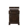 James Martin 147-114-V26-BNM Brookfield 26 Inch Burnished Mahogany Single Vanity