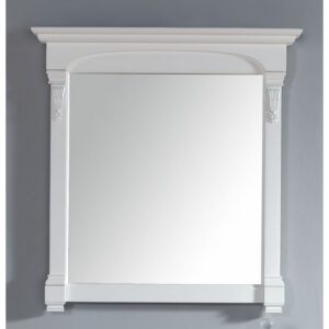 James Martin 147-M39-BW Brookfield 40 Inch Mirror in Bright White