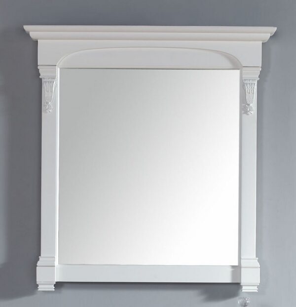 James Martin 147-M39-BW Brookfield 40 Inch Mirror in Bright White